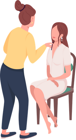 Maquillage de mariée  Illustration