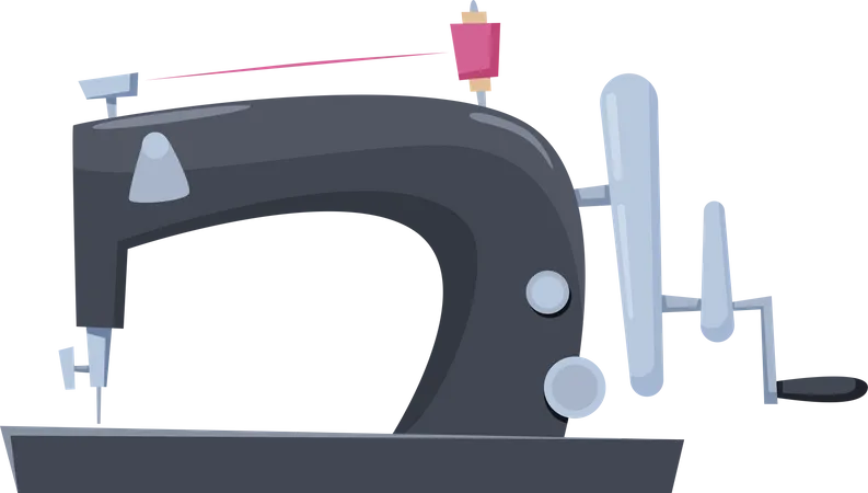 Máquina de coser  Ilustración
