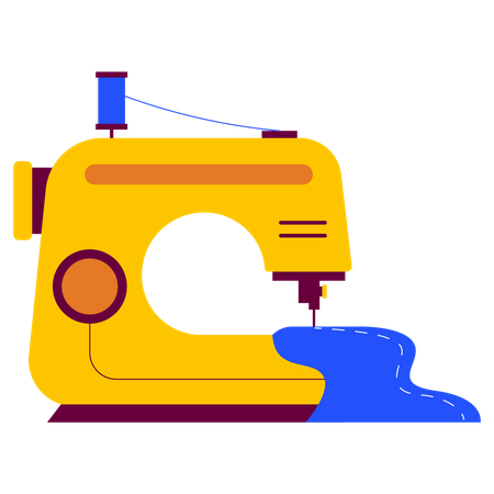Máquina de coser  Ilustración