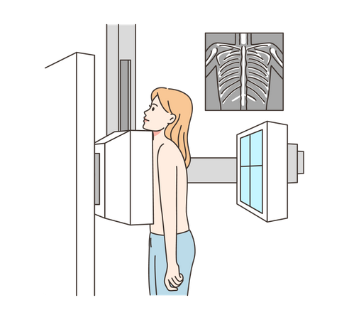 Máquina de raio-x  Illustration