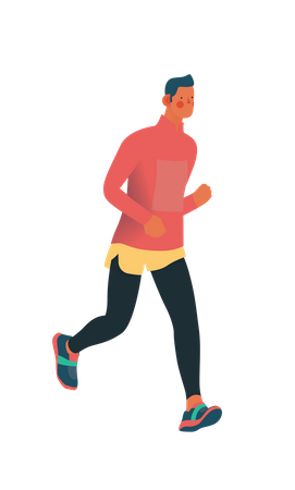 Marathon runner  Illustration