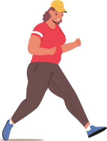 Marathon Runner  Illustration