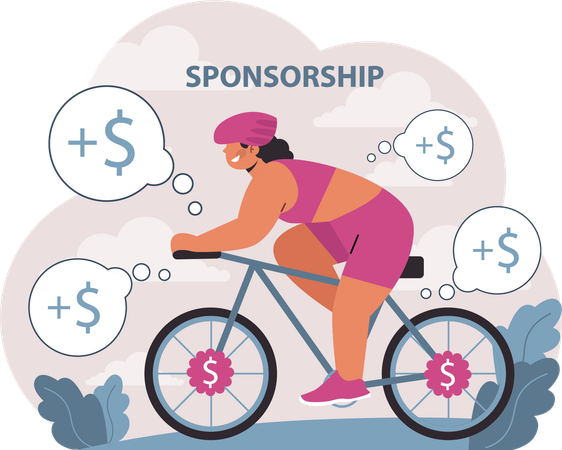 Marathon sponsorship  Illustration