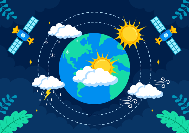 March 23 Meteorological day  Illustration