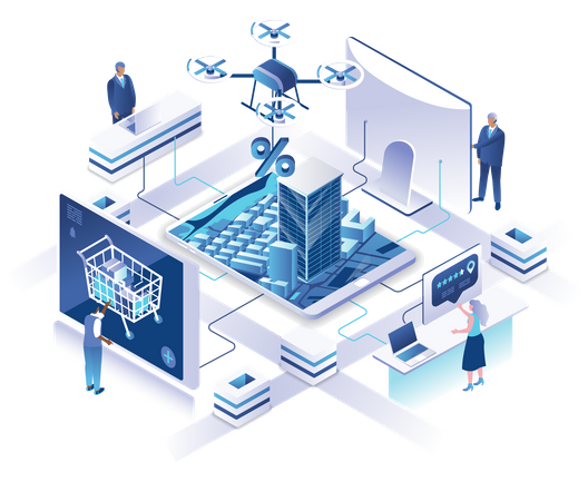 Marché immobilier  Illustration