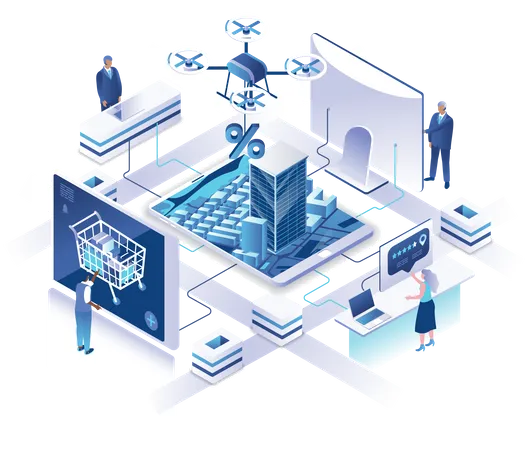 Marché immobilier  Illustration