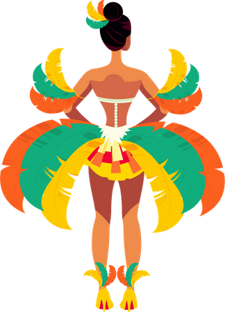 Mardi Gras Carnival  Illustration