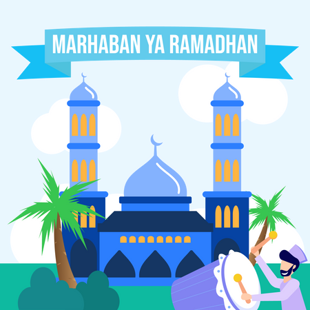 Marhaban Ya Ramadhan  Illustration