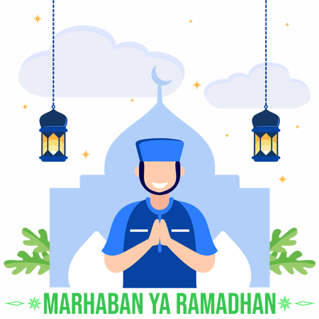Marhaban Ya Ramadhan  일러스트레이션