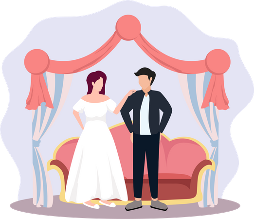 Mariage  Illustration