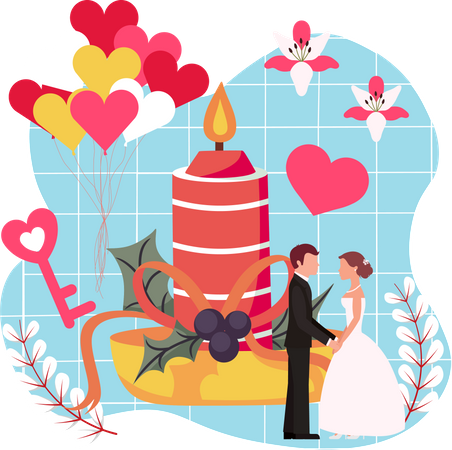 Mariage  Illustration