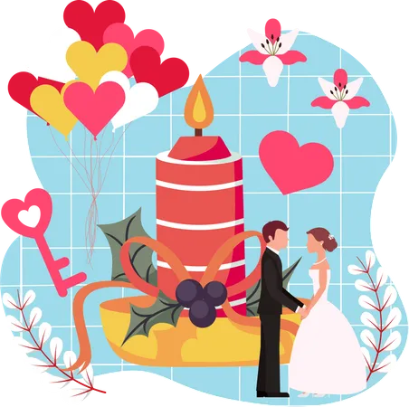 Mariage  Illustration