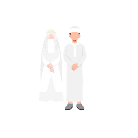 Mariage arabe  Illustration