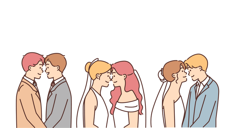 Mariage homosexuel  Illustration