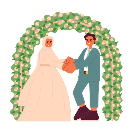 Mariage malais  Illustration