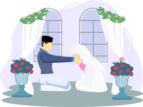 Mariage musulman  Illustration