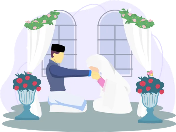 Mariage musulman  Illustration