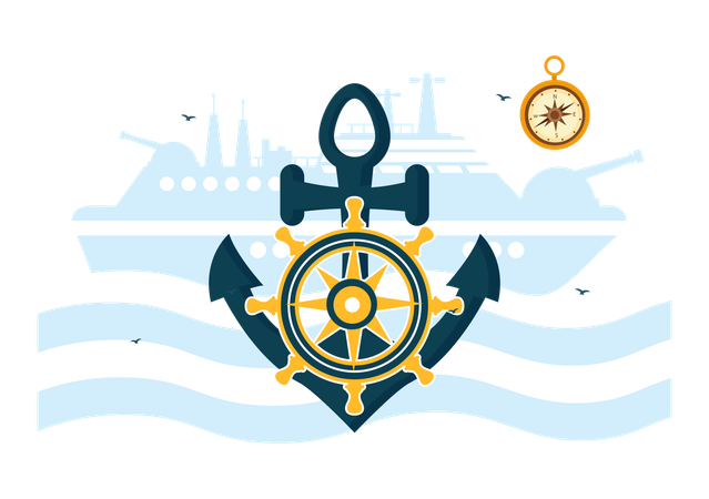 Maritime Day  Illustration