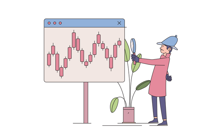 Market Analysis Illustration