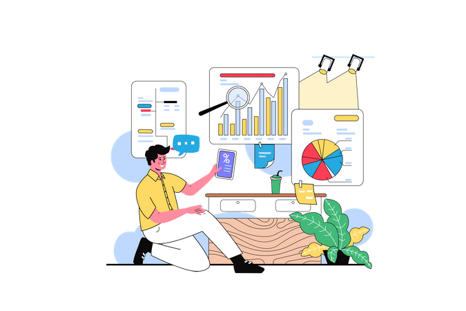 Market analysis by employee  Illustration