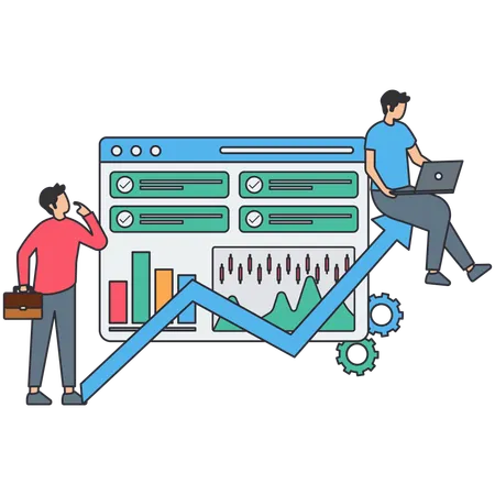 Market Analytics  Illustration