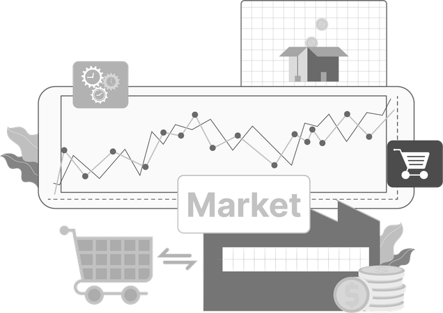Market Analytics  Illustration