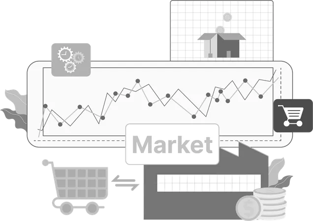 Market Analytics  Illustration