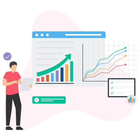 Market Growth analysis  Illustration