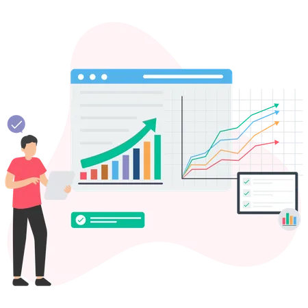 Market Growth analysis  Illustration