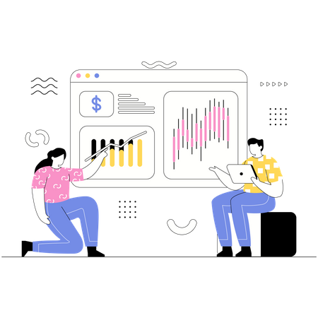 Market Growth Analytics  Illustration