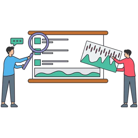 Market Report  Illustration