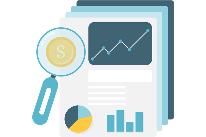 Market research document  Illustration