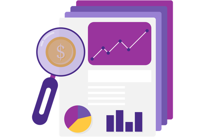 Market research document  Illustration