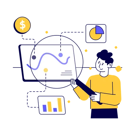 Market Research  Illustration