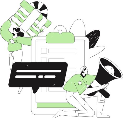 Market Research  Illustration