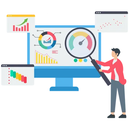 Market Research  Illustration