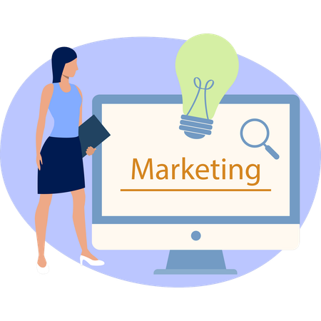 Market scene in India showcasing diverse products and people engaged in marketing activities  Illustration