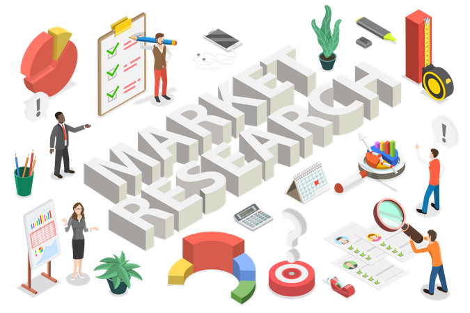 Market survey segmentation  Illustration