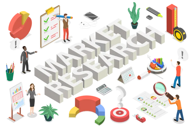 Market survey segmentation  Illustration