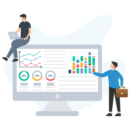 Market Trend analysis  Illustration