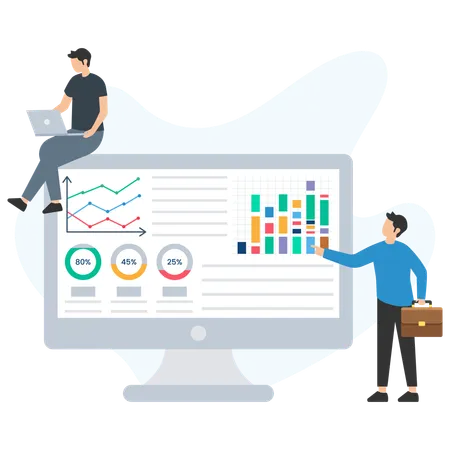 Market Trend analysis  Illustration