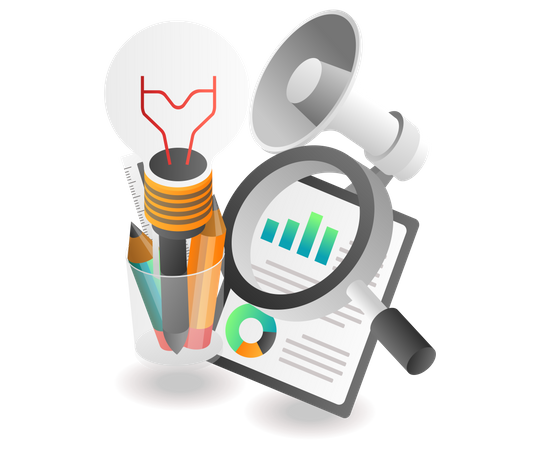 Marketinganalysen  Illustration