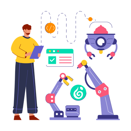 Marketing Automation  Illustration