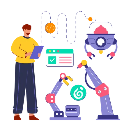 Marketing Automation  Illustration