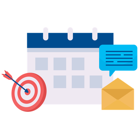 Marketing Calendar Plan  Illustration