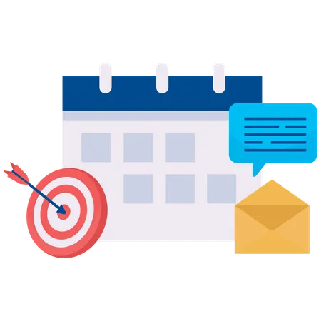 Marketing Calendar Plan  Illustration