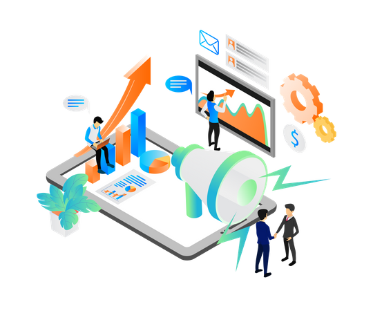Marketing campaign  Illustration