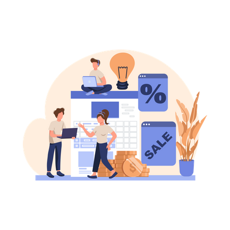 Marketing campaign  Illustration