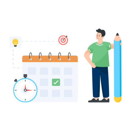 Marketing campaign planning  Illustration