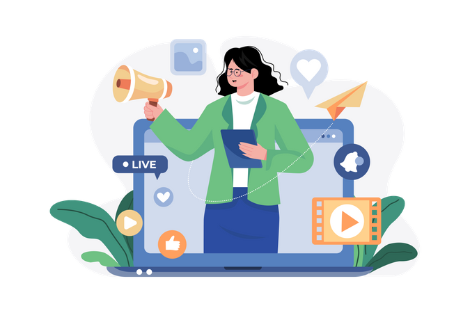 Marketing Communications Manager  Illustration